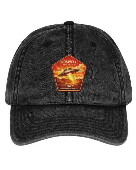 "ROSWELL 1947" — Vintage cotton twill cap