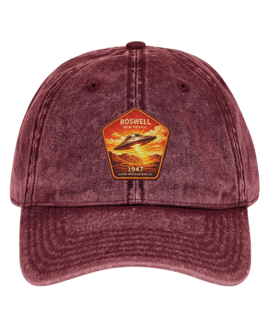 "ROSWELL 1947" — Vintage cotton twill cap