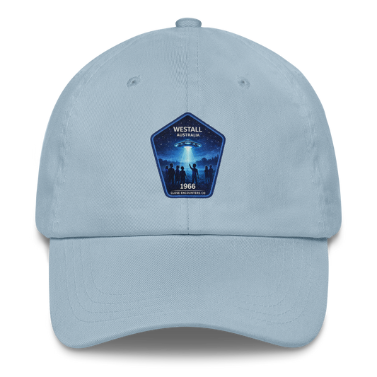 Westall Baseball Cap back view — Westall 1966 alien apparel | Close Encounters Co