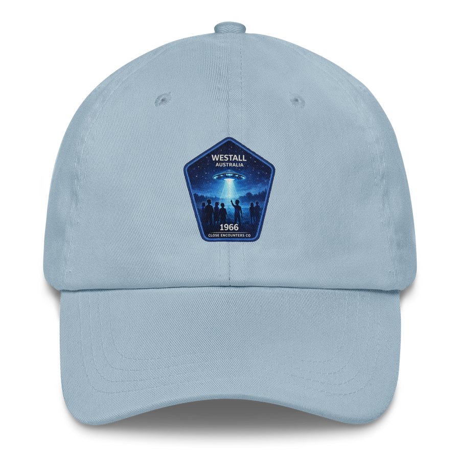 Westall Baseball Cap back view — Westall 1966 alien apparel | Close Encounters Co