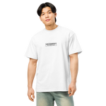 Specimen R Oversized Box Tee model wearing — extraterrestrial specimen alien apparel | Close Encounters Co