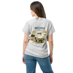 Westall Signal UFO Tee detail shot — Westall 1966 alien apparel | Close Encounters Co