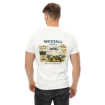 Westall Signal UFO Tee model wearing — Westall 1966 alien apparel | Close Encounters Co